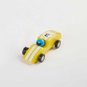 race car yellow 300x300 - מכונית מרוץ מעץ - צהוב
