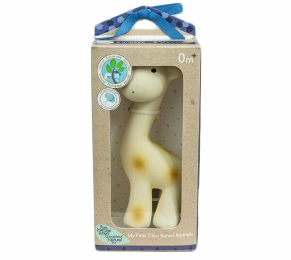 TIKIRI giraffe 600x536 - צעצוע ג'ירפה מגומי