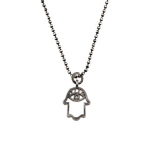 7290111691911 300x300 - gitta bijoux dark silver Hamsa necklace